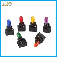 LJF 10PCS T5.5 Led Bulb W1.2WCar Interior Lights Dashboard Heating Indicator Wedge Auto Instrument L