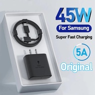 Original 45W Watts Quick Fast Charger PD Turbo Charging Type C Data Line For SAMSUNG Android Tablet