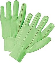 West Chester K83SCNCGRI Green Cotton Fully Corded Glove, Large (Pack of 12)