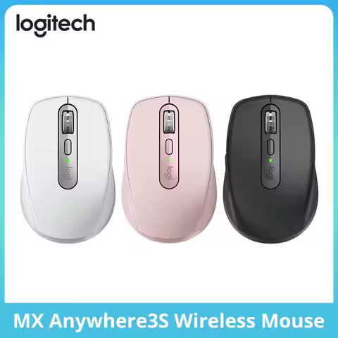 Logitech Master Series MX Anywhere 3S Bluetooth Wireless Silent Mouse Soft Sound Office Female Table