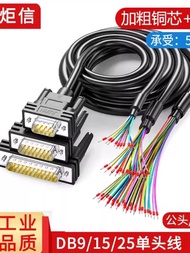 'ready stock @ Industrial DB9 Serial Port Cable DB15 DB Single Head Cable 9 Pin Terminal Cable DB Co