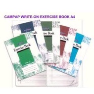 Campap write-on exercise book A4