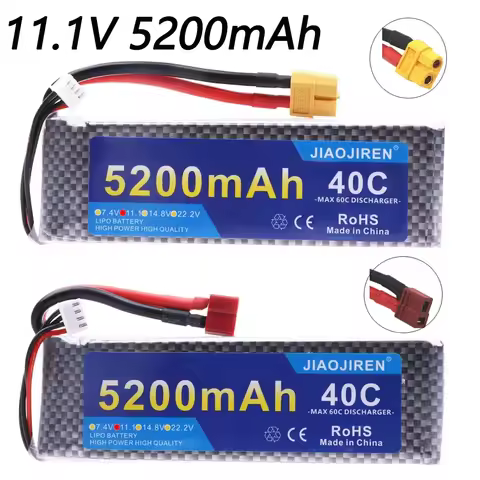 13S 40C 1.1V 5200mah High magnification LiPo Battery With T XT60 Plug For RC Helicopter Aircraft Qua