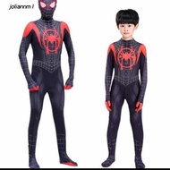 Spiderman Costume for Kids and Adults Miles Morales Superhero Black