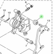 Rubber Caliper Front Disc Brake Caliper Pig Head Goat Yamaha Nmax New Aerox Aerok Jupiter Mx New Vix