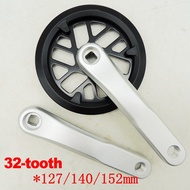 【Bestselling】Ready Stock 32T folding bike chainring kids bike for ebike  127/140/152mm crankset