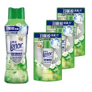 【Lenor 蘭諾】*衣物芳香抗菌豆/香香豆 1+3件組 (490mlx1瓶+430mlx3包)_買就送香香豆補充包2入