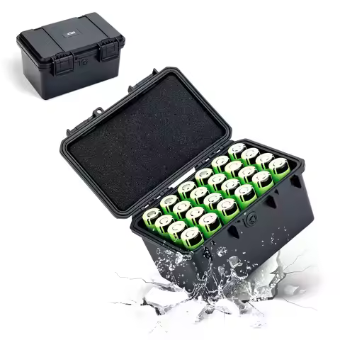 Battery Holder 21700 /18650 Case Storage Box Container IP67 Waterproof Battery Case For 18650/ 21700