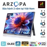 ARZOPA A3C Pro OLED 13.3 Inch Portable Monitor – FHD 1080P 60Hz, 400 Nits, 100% sRGB, 1ms, HDMI & US