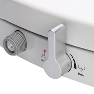 NonElectric Bidet Toilet Seat Cover Soft Closing Dual Nozzle Manual Control Bidet Seat Home Universa
