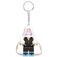 Spiderman Miles Gwn Creative Building Blocks Keychain Internet Famous Pendant Decoration Student Gif
