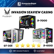 INVASION GAMING GT-205 GT-DB C8000 GT-205 ATX MATX CASING ARGB LED FAN PC CASING CASE