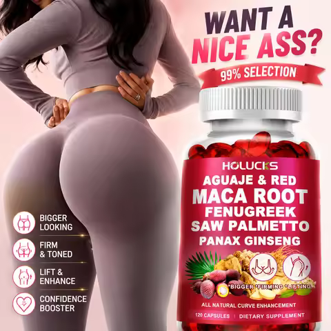 Aguaje + Fenugreek Capsules, with Saw Palmetto, Fenugreek, L-Arginine, Support Curve Firming, Breast