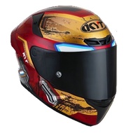 KYT TTC Iron Man Full Face Helmet Removable Washable Lining Glasses Groove Marvel TT-COURSE