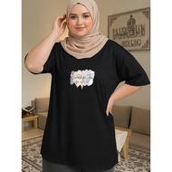 21275 [AIYOU] XL-5XL T shirt Women Plus Size Tshirt Woman Korean Style Baju Perempuan Couple T Shirt