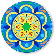 Excelsa Puebla Coaster, Ceramic Dolomite and Cork, 16 x 16 cm