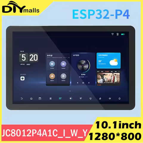 10.1 inch ESP32P4 LCD Display Development Board 1280X800 Capacitive Touch Screen monitor supports Xi