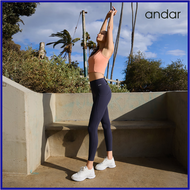 [Andar] Airywin Ankle Length Leggings with Pockets women clothes Korean andar Korea national yoga Sports wear Pilates gym