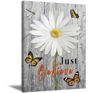 White Daisy Wall Art Daisy Painting Daisy Artwork Flower Wall Art Country Flower Pictures Daisy Pict