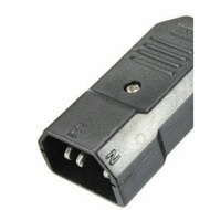 Male c14 cpu ac jack for cables