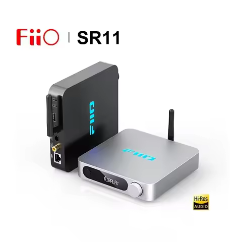FiiO SR11 Streameing Music Receiver Support AirPlay Roon Ready 2.4G-5G daul band WiFi Hi-Res Audio P