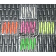 Ajing Game 4cm Soft Lure Casting Fishing Bait Contents 8 pcs | Softlure Ajing Game Artificial Bait |