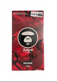Aape Bape 防塵 口罩【現貨】拋棄式 一次性 透氣 防護 非醫用 潮牌 迷彩 紅 藍