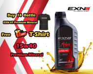 🔥Original🔥EXN MOTORCYCLE ENGINE OIL  4T / 2T / GEAR OIL (Y15/RS150/VF3I/R15/SCOOTER ) - 1LITER/1BTL