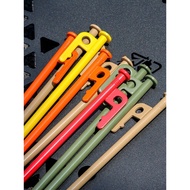 Beach Camp Pegs Outdoor Tent Pegs Thickened and Extended Steel Pegs Camping Tarp Fixing Pegs Snow Pe