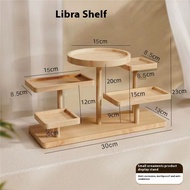 Minimalist Solid Wood Ladder Rack for Jewellery Display