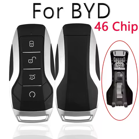 Auto Intelligent Remote Key ID46 Chip Car Key for BYD SONG PRO TANG EV ATTO3 EV MAX PLUS 4 Buttons C