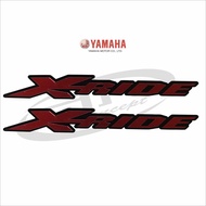 Emblem Yamaha XRIDE Timbul Logo Motor 3D Akrilik Variasi bukan stiker