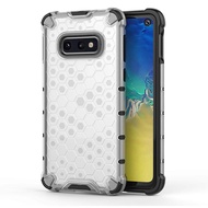 Cho Samsung Galaxy S10 S10 + S10E S10 Plus Ốp Lưng 2 Lớp Lai TPU + PC Tổ Ong Chắc Chắn Ốp Lưng Viền