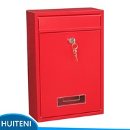 Locking Mailbox Wall Mount Anti-rust Mail Mail Box Suggestion Box
