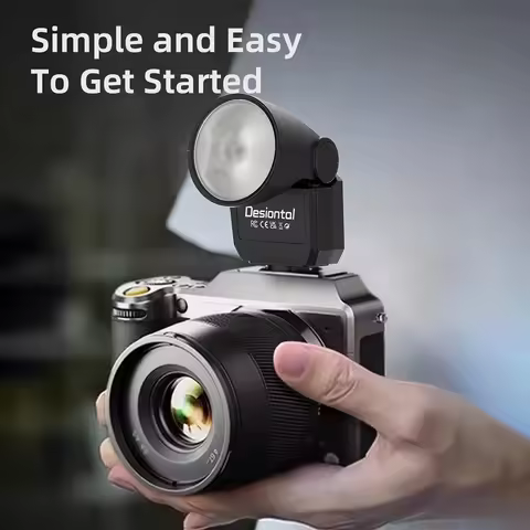 Mcoplus Mini Universal Flash Speedlite for Canon Sony Nikon Pentax ZV-1 ZV-E10 A6000 A9 A7III A7IV E