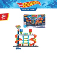 Hot Wheels Mega Tower Car Wash-ฮอตวีล ชุดจำลองที่ล้างรถ (HDP05)