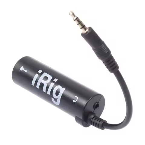 1PC Guitar Interface I-Rig Converter Replacement Guitar for Phone Guitar Audio Interface Guitar Tune