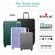 ECHOLAC Forza Polypropylene PP Zipper Trolley Luggage Bag 20/24/28 Inch Beg Travel 行李箱 EC02-PW005