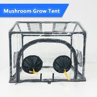 New House-Shaped Mushroom Growing Tent Kit - Still Air Box with Minimalist Zipper 4 Mosquito-Proof V