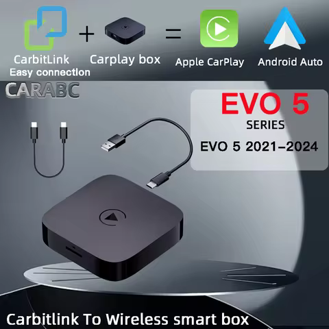 DR EVO 5 evo 4 CARABC carbitlink phonelink easy connection to Wireless carplay adapter Android auto 
