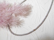 稀有純14k金氣質淺灰小圓珍珠k金珠短鍊預定款