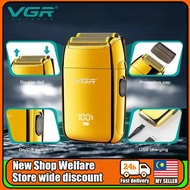 【Malaysia Stock】VGR399 Mini Professional Razor Electric Shaver Reciprocating Shaving Machine Portabl