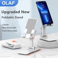 [Universal support] OLAF ที่ตั้งโทรศัพท์บนโต๊ะใหม่อเนกประสงค์สำหรับ iPad Xiaomi ขาตั้งแท็บเล็ต Huawei โทรศัพท์โต๊ะพับเก็บได้ขายึดยก