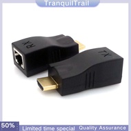 TranquilTrail HDMI to LAN RJ45 Extender 30M Repeater 1080P Network Cable Cat5 Cat6