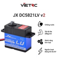Động cơ servo chống thấm nước JX DC5821LV v2 (Metal Gear) lực kéo 20kg (JX 5821)