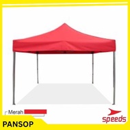 MERAH TENDA Automatic folding tent, exhibition bazaar, automatic trading gazebo, 2x2m 0303 red, free