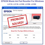 Epson Waste Inkpad Resetter for L3100, L3110, L3116, L3150 & L3156 (Waste Ink Pad Resetter)