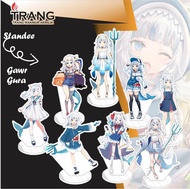 Standee Figure Akrilik Gawr Gura VTuber Hololive / Standing Action figure Gawr Gura VTuber Hololive 