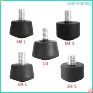 WU Universal Antislip 3 8 or 1 4 Inches Tripods Monopod Rubber Foot Spikes for Gitzo Tripods Monopod