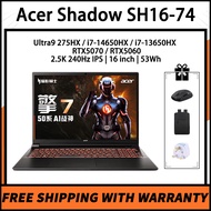 Acer Shadow SH16-74 Ultra9 275HX/i7-14650HX/i7-13650HX RTX5070/RTX5060 Acer Gaming Laptop